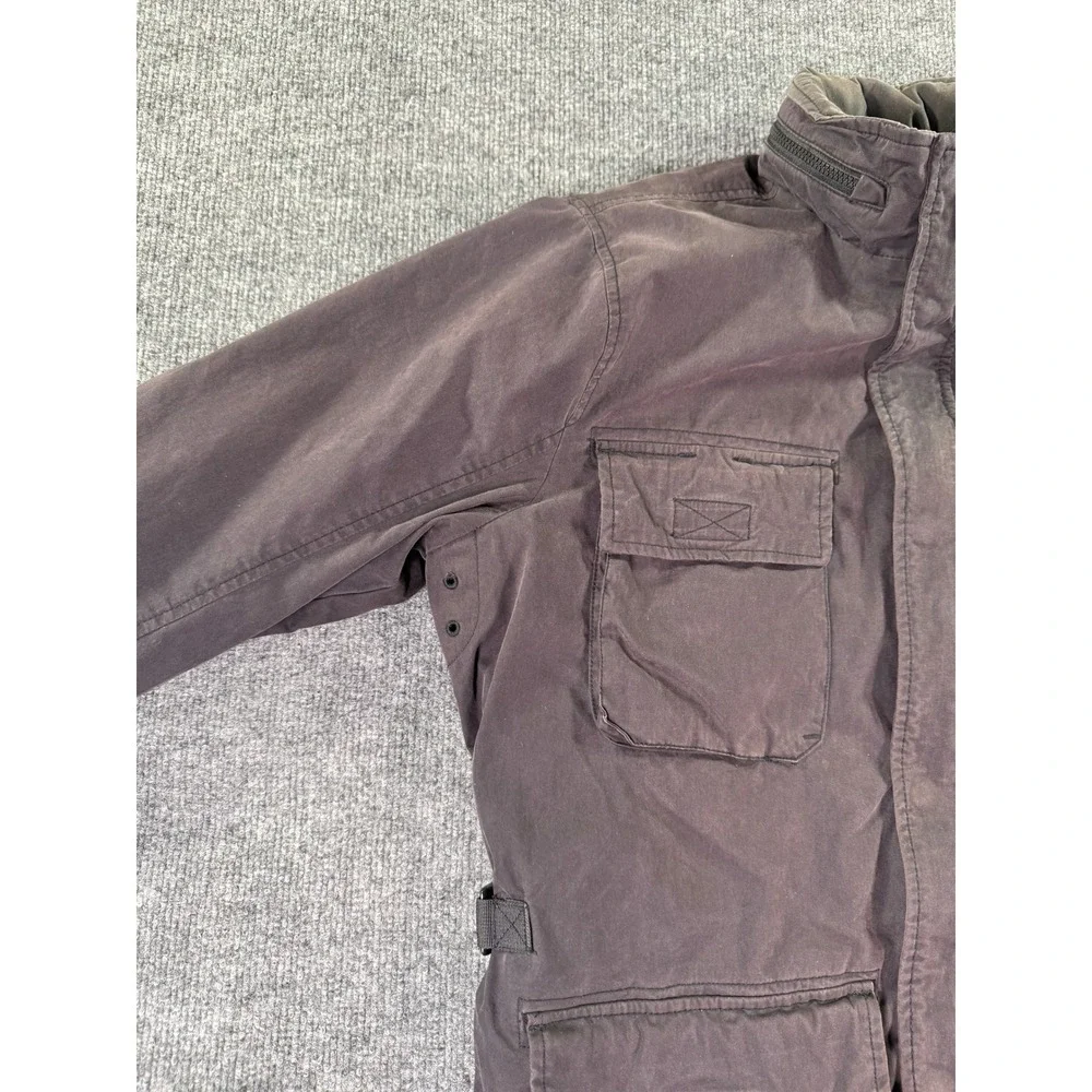 Abercrombie & Fitch Field Jacket‎ Mens XL Faded Black Tactical Military Utility